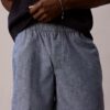 Pantalones cortos de cambray sin tirantes