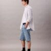 Pantalones cortos de carpintero de Denim estilo años 90 Pantalones cortos de carpintero de Denim estilo años 90