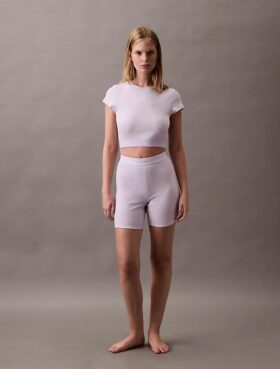 Pantalones cortos de ciclismo de Cotton Stretch acanalados