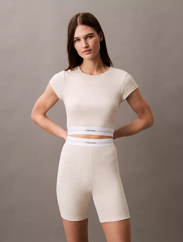 Pantalones cortos de ciclismo de Cotton Stretch acanalados Pantalones cortos de ciclismo de Cotton Stretch acanalados