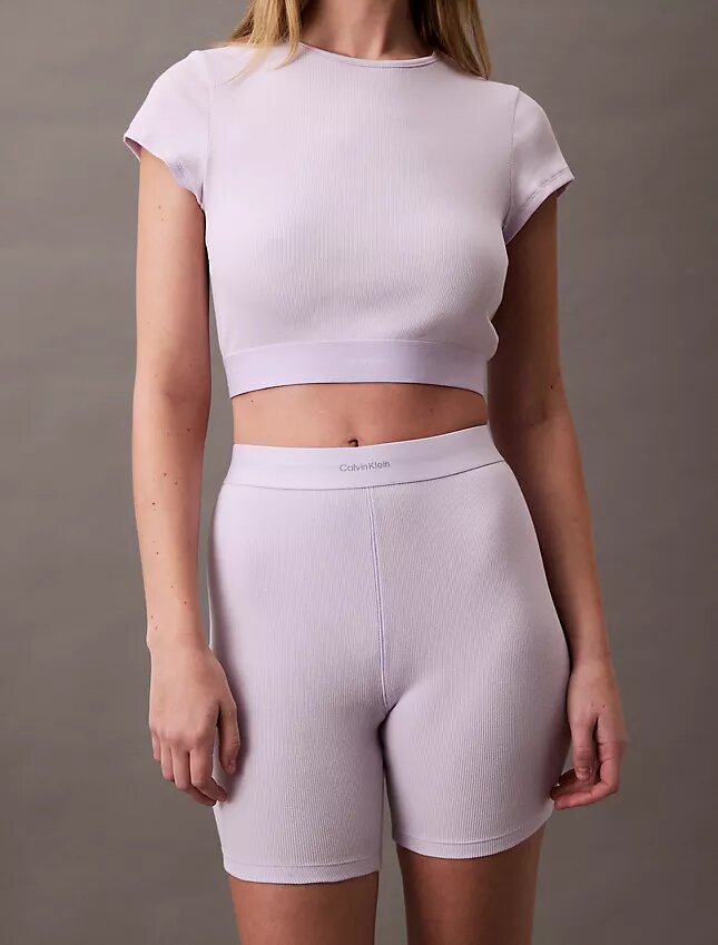 Pantalones cortos de ciclismo de Cotton Stretch acanalados Pantalones cortos de ciclismo de Cotton Stretch acanalados