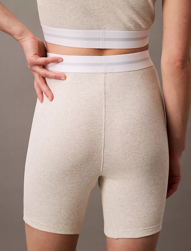 Pantalones cortos de ciclismo de Cotton Stretch acanalados Pantalones cortos de ciclismo de Cotton Stretch acanalados