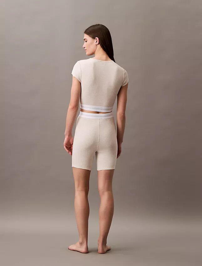 Pantalones cortos de ciclismo de Cotton Stretch acanalados Pantalones cortos de ciclismo de Cotton Stretch acanalados