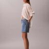 Pantalones cortos de Denim con corte en A Pantalones cortos de Denim con corte en A
