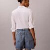 Pantalones cortos de Denim con corte en A Pantalones cortos de Denim con corte en A