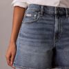 Pantalones cortos de Denim con corte en A Pantalones cortos de Denim con corte en A