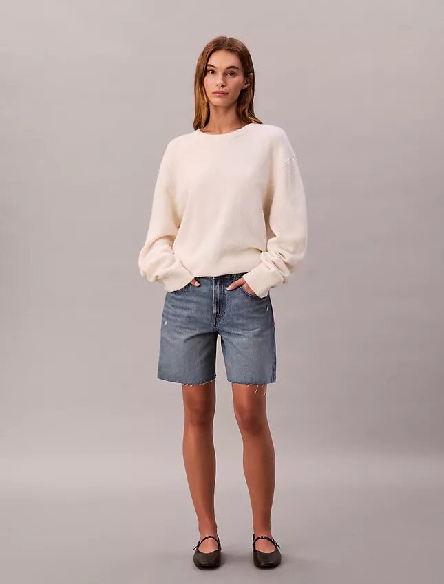 Pantalones cortos de Denim de los 90 de 6 pulgadas Pantalones cortos de Denim de los 90 de 6 pulgadas