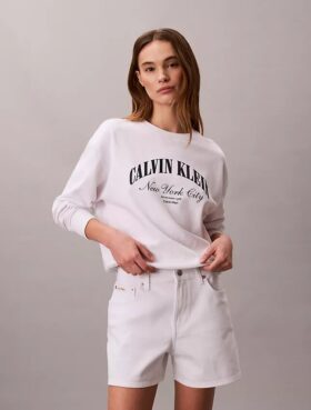 Pantalones cortos de Denim de talle alto