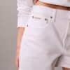 Pantalones cortos de Denim de talle alto Pantalones cortos de Denim de talle alto