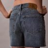 Pantalones cortos de Denim de talle alto Pantalones cortos de Denim de talle alto