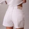 Pantalones cortos de Denim de talle alto Pantalones cortos de Denim de talle alto