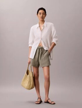 Pantalones cortos de doble gasa sin cordón