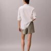 Pantalones cortos de doble gasa sin cordón Pantalones cortos de doble gasa sin cordón