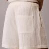 Pantalones cortos de doble gasa sin cordón Pantalones cortos de doble gasa sin cordón