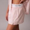 Pantalones cortos de dormir de popelín de algodón Pantalones cortos de dormir de popelín de algodón