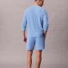 Pantalones cortos de dormir de punto waffle