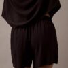Pantalones cortos de dormir de viscosa tejida
