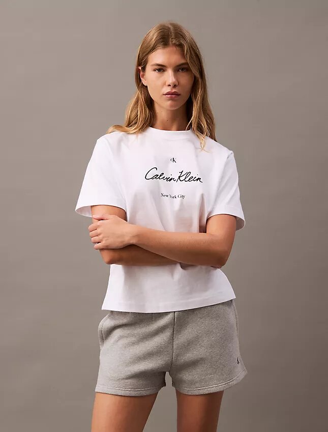 Pantalones cortos de felpa con logotipo Archive Pantalones cortos de felpa con logotipo Archive