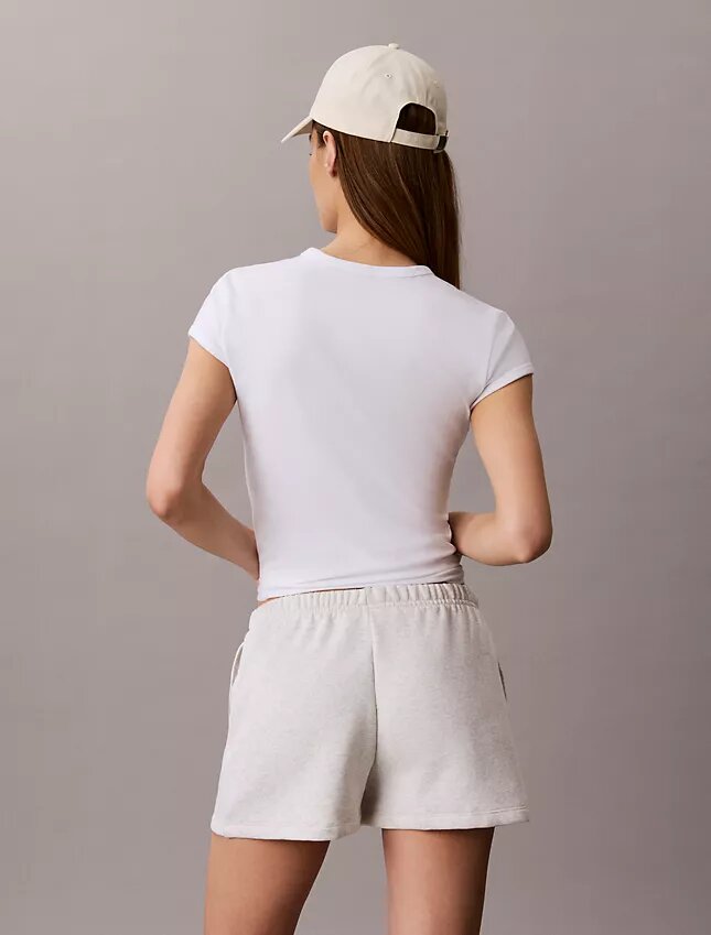 Pantalones cortos de felpa con logotipo de archivo Pantalones cortos de felpa con logotipo de archivo