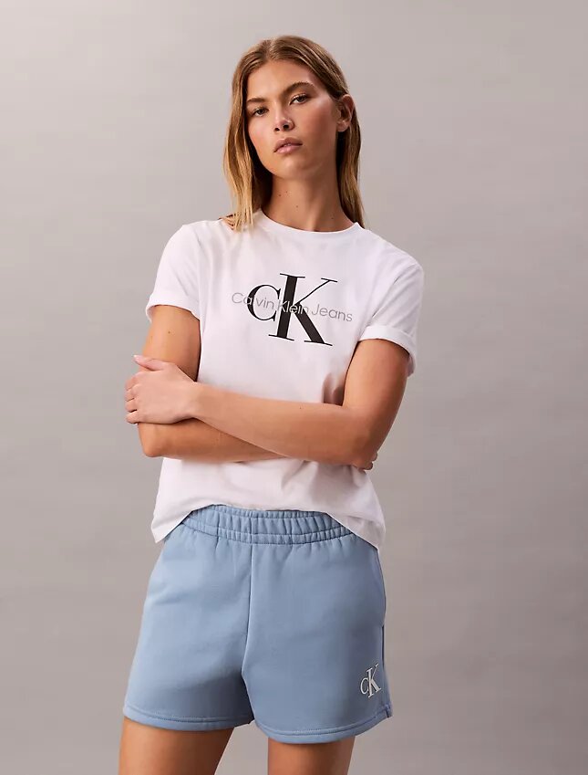 Pantalones cortos de felpa con Monogram Pantalones cortos de felpa con Monogram