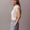 Pantalones cortos de popelín de algodón a rayas