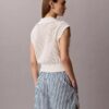 Pantalones cortos de popelín de algodón a rayas