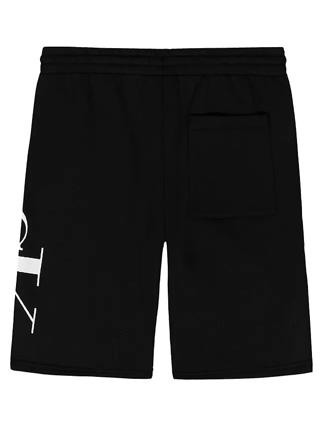 Pantalones cortos de punto con estampado Monólogo para niños Pantalones cortos de punto con estampado Monólogo para niños