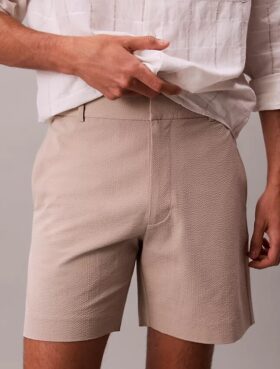 Pantalones cortos de seersucker Pantalones cortos de seersucker