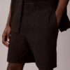 Pantalones cortos de seersucker sin tirantes Pantalones cortos de seersucker sin tirantes
