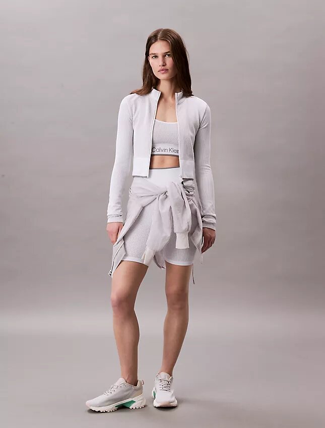 Pantalones cortos deportivos acanalados Pantalones cortos deportivos acanalados