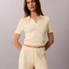 Pantalones cortos elásticos acanalados