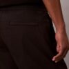 Pantalones cortos rectos de seersucker con cintura elástica de 18 cm Pantalones cortos rectos de seersucker con cintura elástica de 18 cm