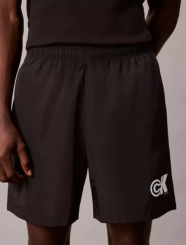 Pantalones cortos sin cordón con gráfico de Monogram Pantalones cortos sin cordón con gráfico de Monogram
