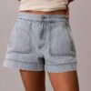 Pantalones cortos utilitarios de Denim Pantalones cortos utilitarios de Denim
