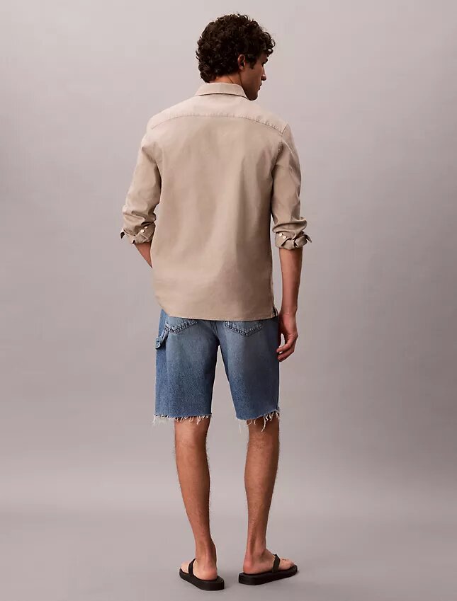 Pantalones cortos utilitarios de Denim estilo 90 Pantalones cortos utilitarios de Denim estilo 90