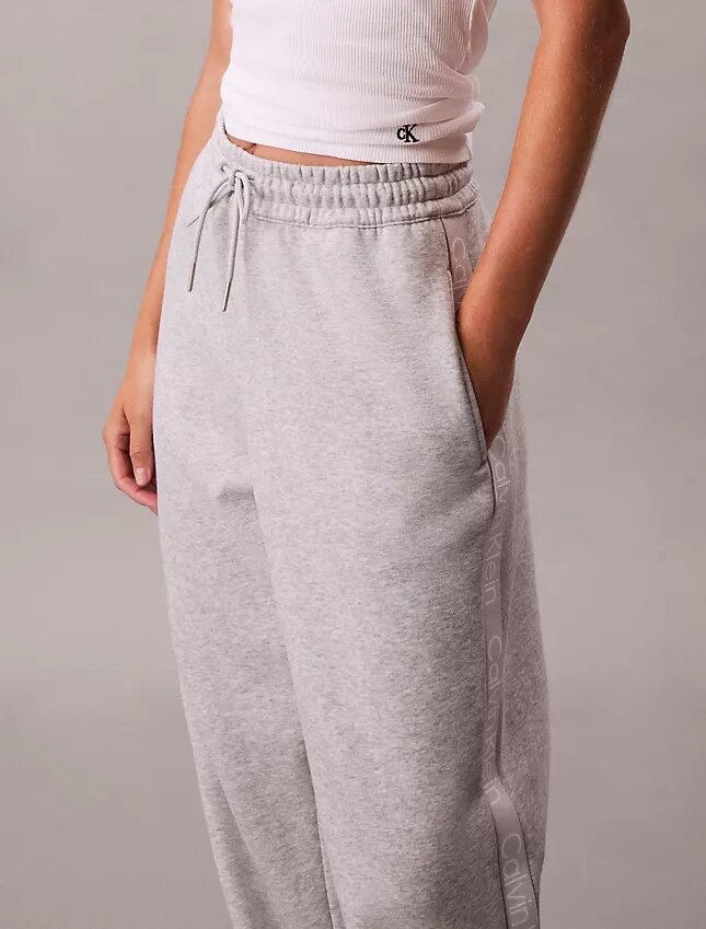 Pantalones de chándal con cinta con el logotipo Pantalones de chándal con cinta con el logotipo