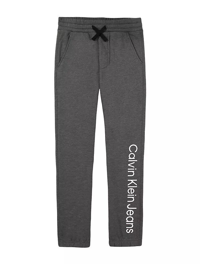 Pantalones de chándal con cordón y logotipo CKJ para niños Pantalones de chándal con cordón y logotipo CKJ para niños