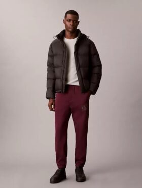 Pantalones de chándal con gráfico de Monogram en capas de felpa