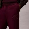 Pantalones de chándal con parche de monograma de felpa Pantalones de chándal con parche de monograma de felpa
