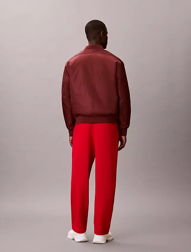Pantalones de chándal de felpa con monólogo Pantalones de chándal de felpa con monólogo