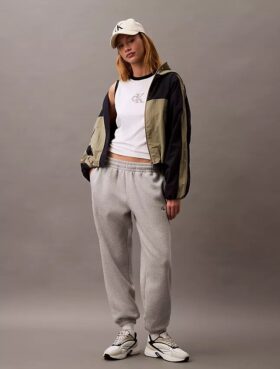Pantalones de chándal de felpa con Monogram Pantalones de chándal de felpa con Monogram
