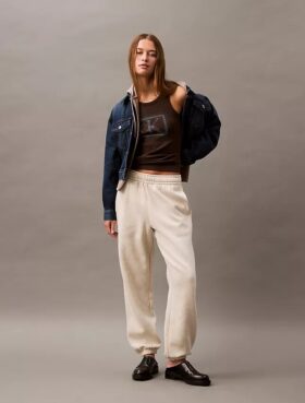 Pantalones de chándal de felpa con Monogram Pantalones de chándal de felpa con Monogram