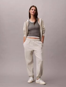 Pantalones de chándal de felpa con Monogram Pantalones de chándal de felpa con Monogram