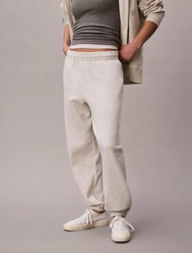 Pantalones de chándal de felpa con Monogram Pantalones de chándal de felpa con Monogram