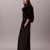 Pantalones de chándal de felpa de pierna ancha con Monólogo