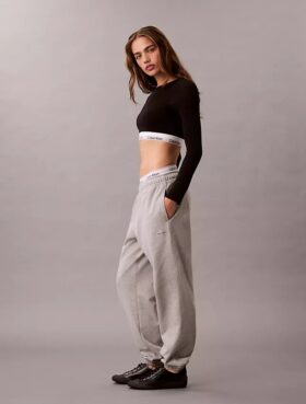 Pantalones de chándal de felpa francesa Monólogo