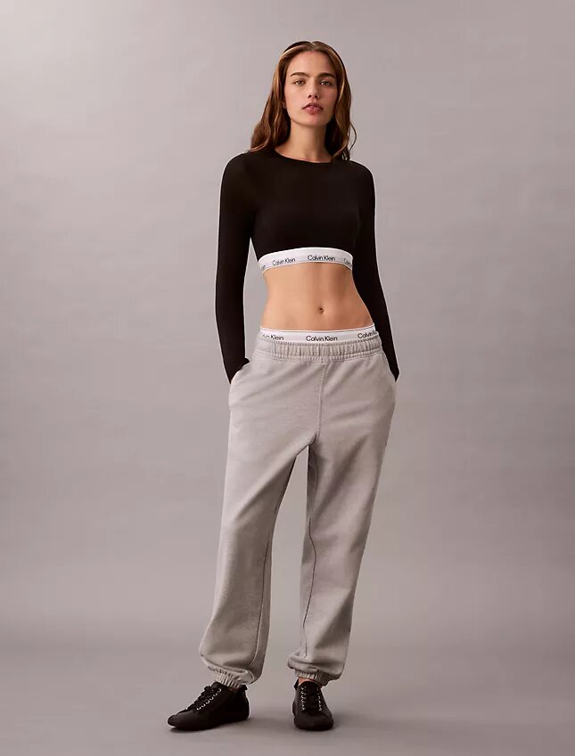 Pantalones de chándal de felpa francesa Monólogo Pantalones de chándal de felpa francesa Monólogo