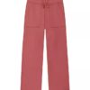 Pantalones de chándal de rizo de pierna ancha para niñas Pantalones de chándal de rizo de pierna ancha para niñas