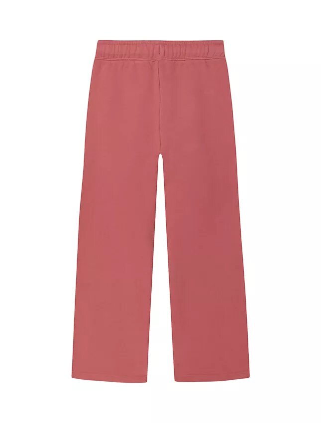Pantalones de chándal de rizo de pierna ancha para niñas Pantalones de chándal de rizo de pierna ancha para niñas