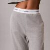 Pantalones de dormir de jersey de algodón con logotipo Pantalones de dormir de jersey de algodón con logotipo